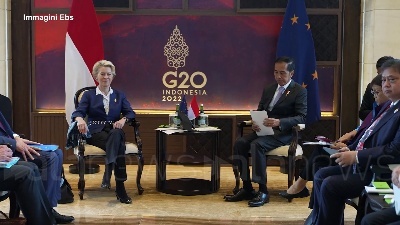 Scene from G20, von der Leyen a Bali per il vertice