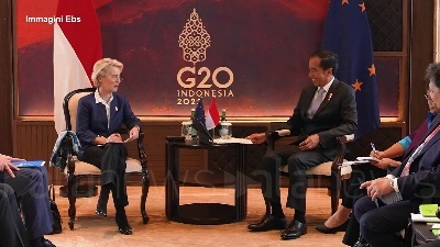 Scene from G20, von der Leyen a Bali per il vertice