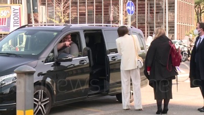 Scene from Morte Astori, Francesca Fioretti arriva al tribunale di Firenze per il processo